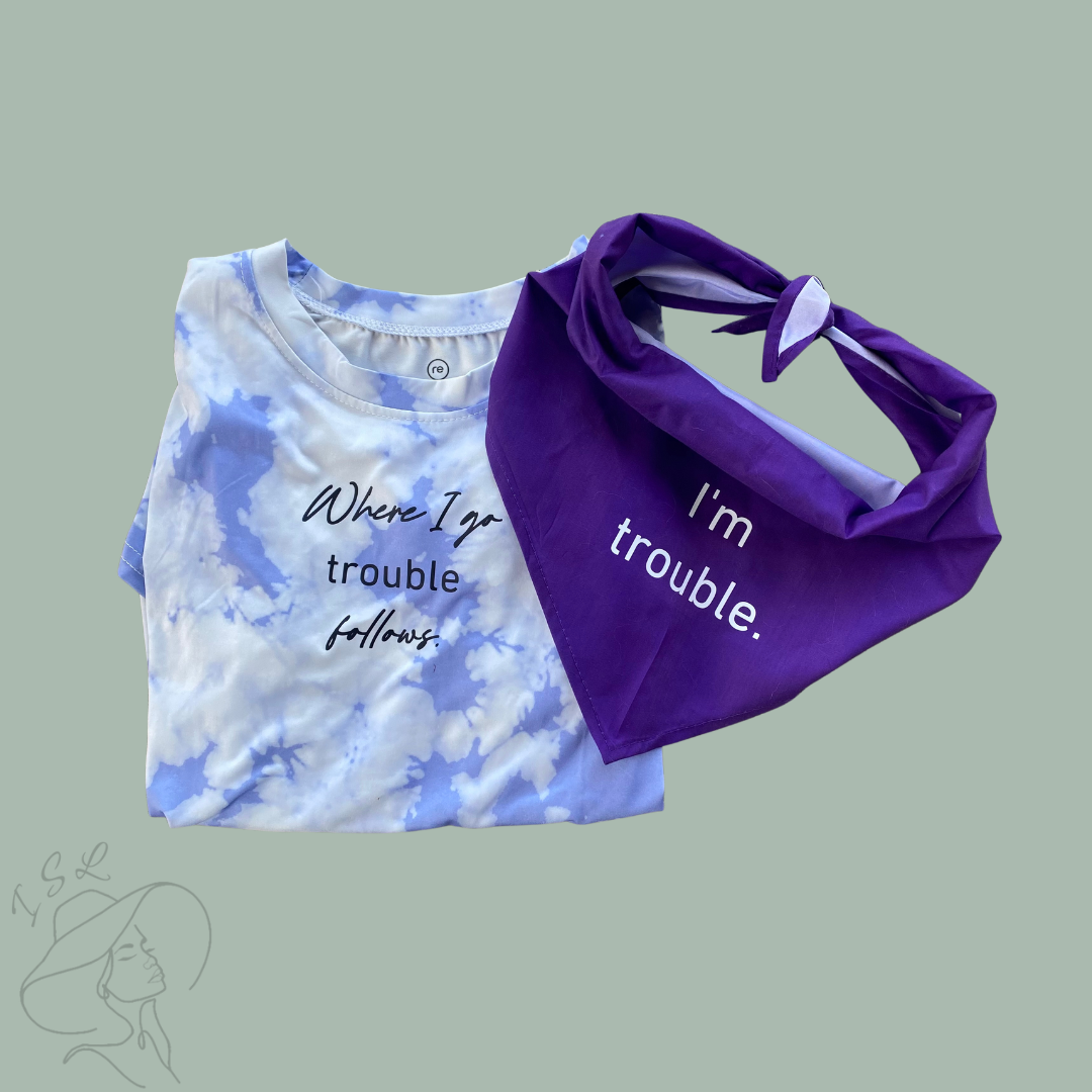 T-shirt M & Bandana M-L