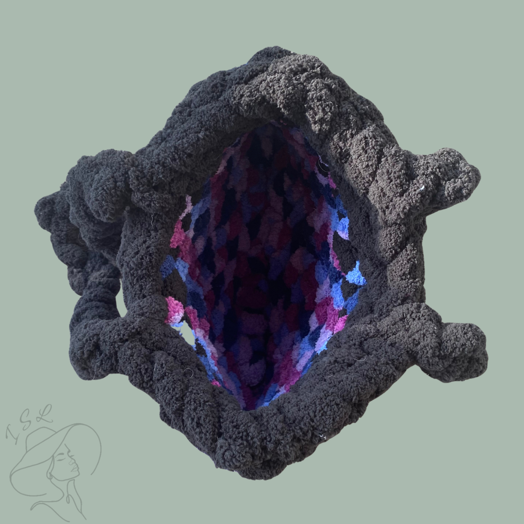 Multicolor Hand Bag - black handle