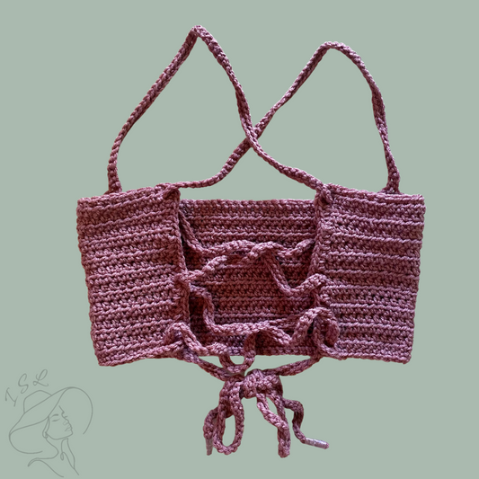 Crop Top, open-back