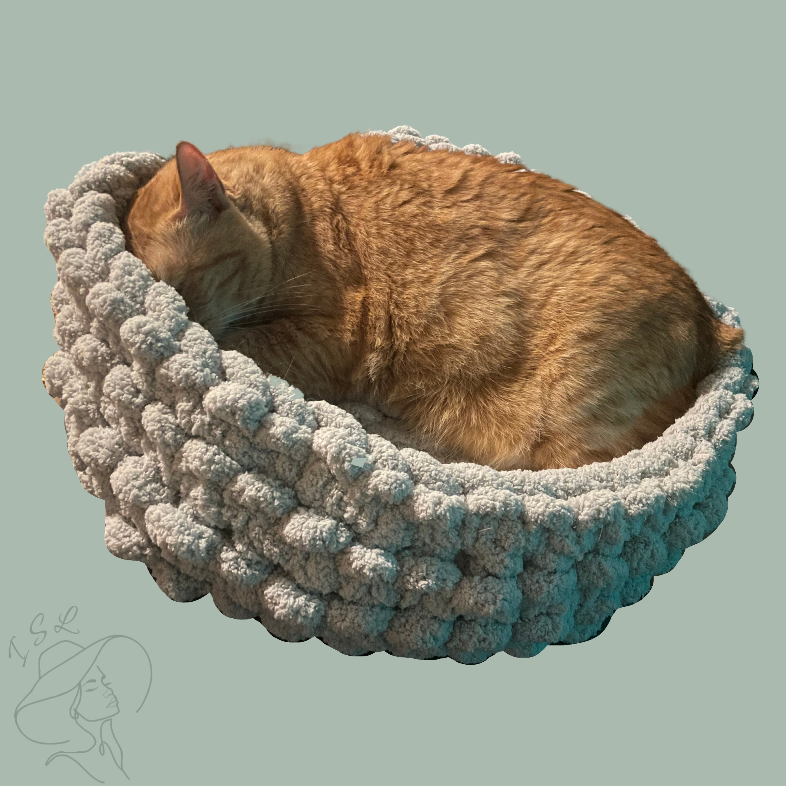 Crocheted Cat Bed