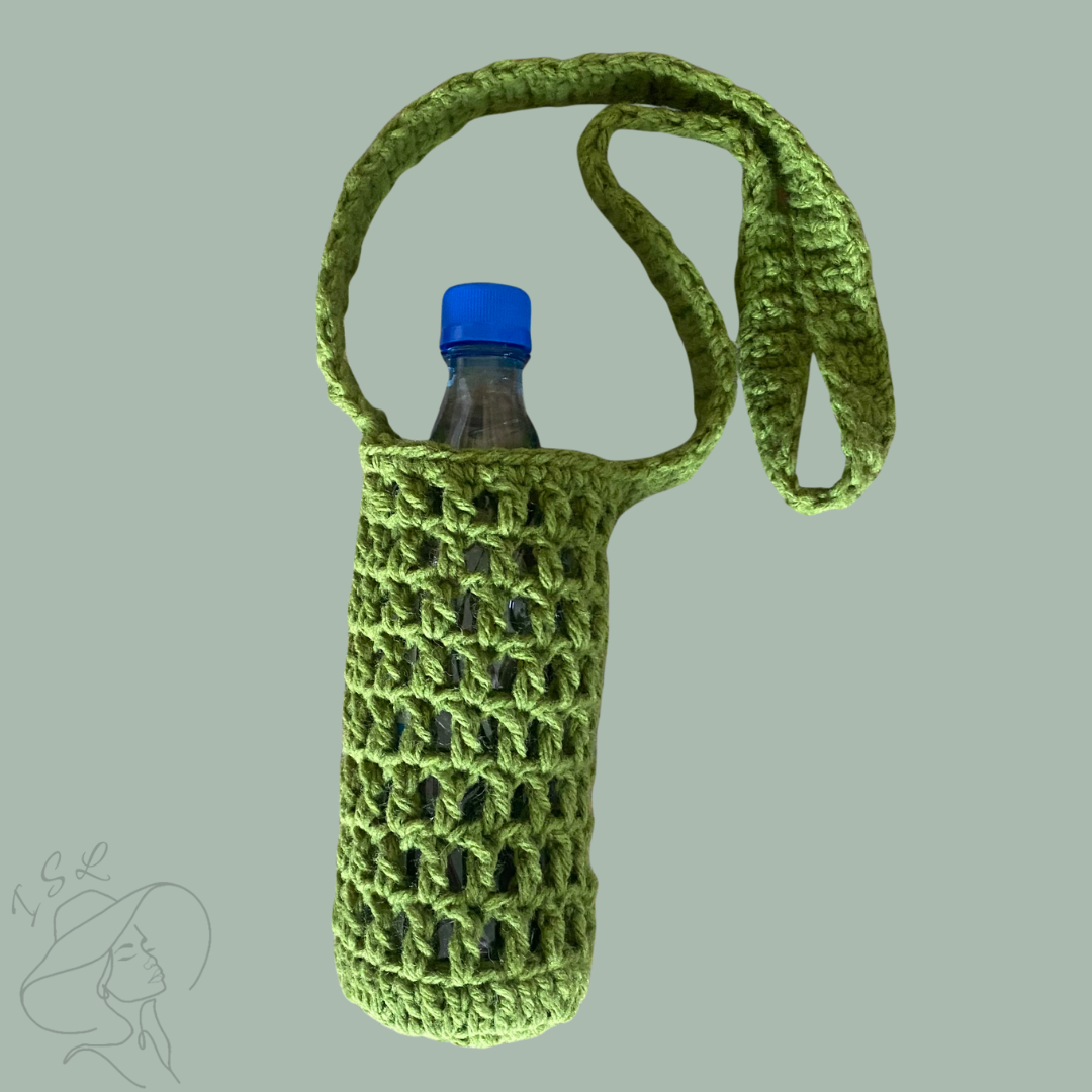 Green Water Bottle Bag (large)